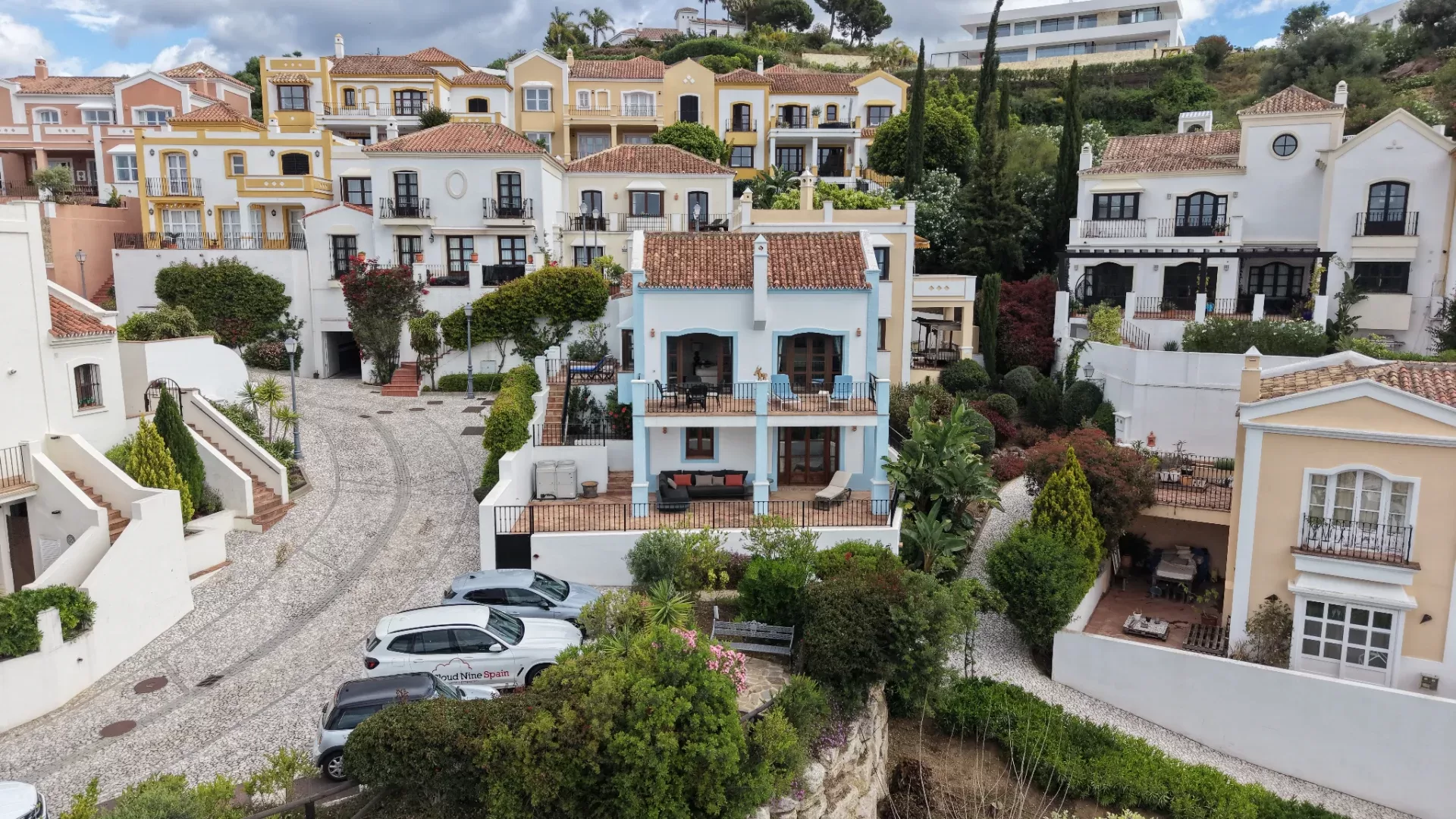 Charming Townhouse with Panoramic Sea Views in Exclusive Monte Mayor, Benahavís