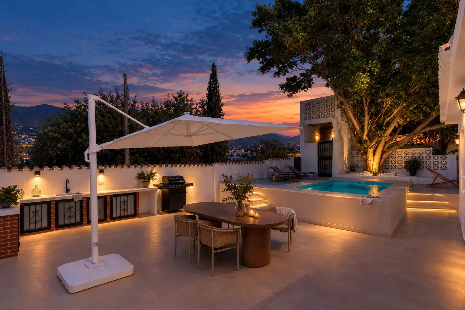 Dream villa in Torreblanca – completely renovated with sea views, private pool and a harmonious design