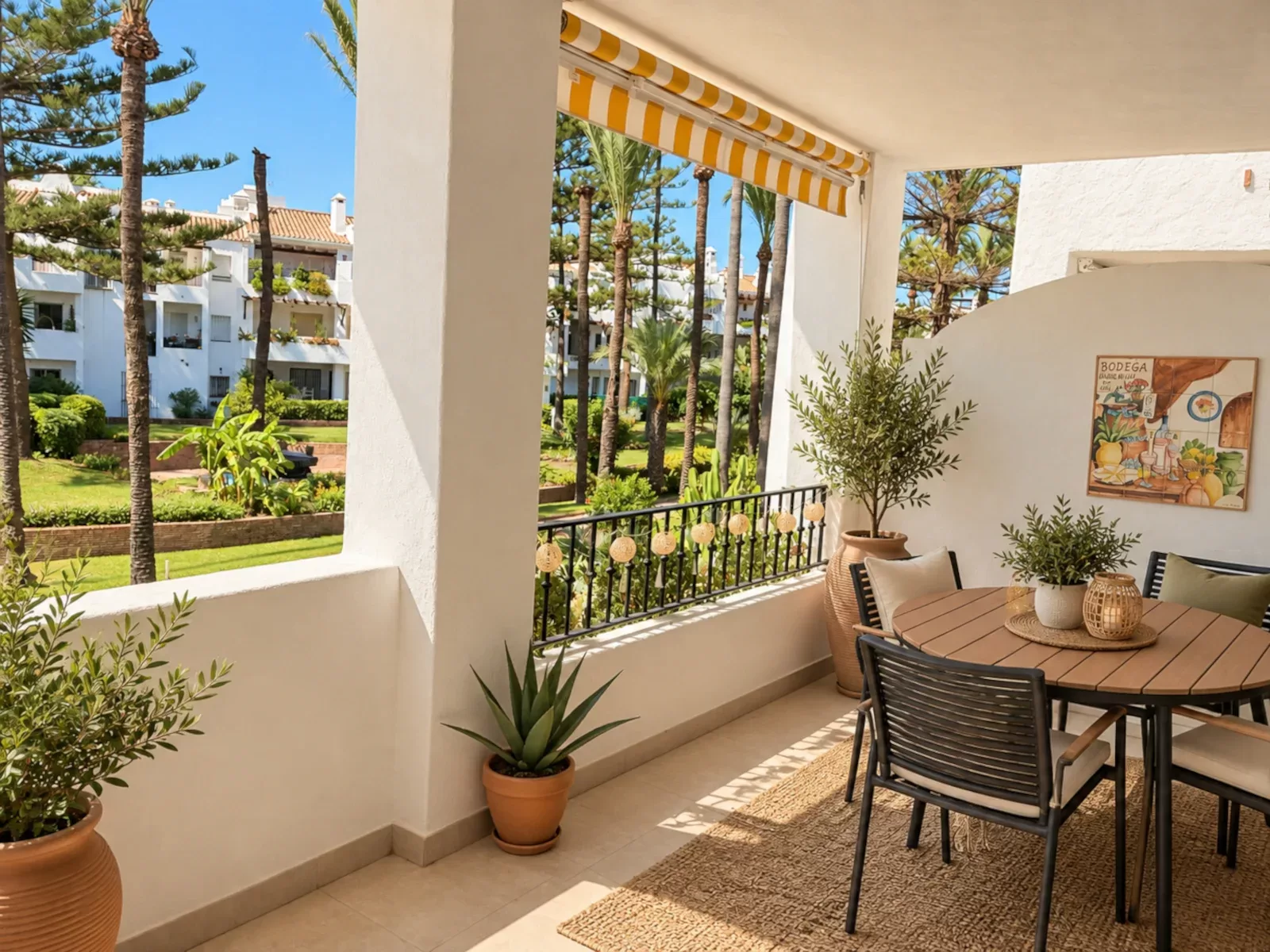 Sophisticated and fully renovated apartment in the exclusive beachfront urbanization Castiglione in San Pedro de Alcántara — photo 16