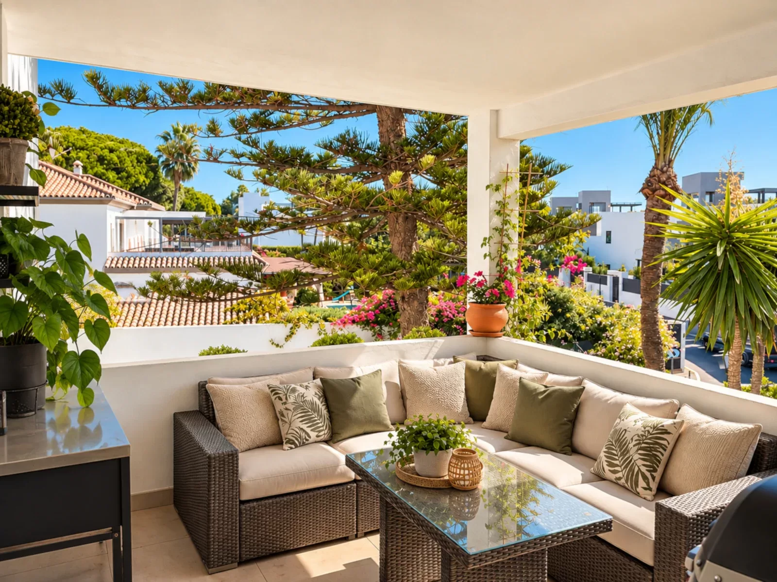 Sophisticated and fully renovated apartment in the exclusive beachfront urbanization Castiglione in San Pedro de Alcántara — photo 2