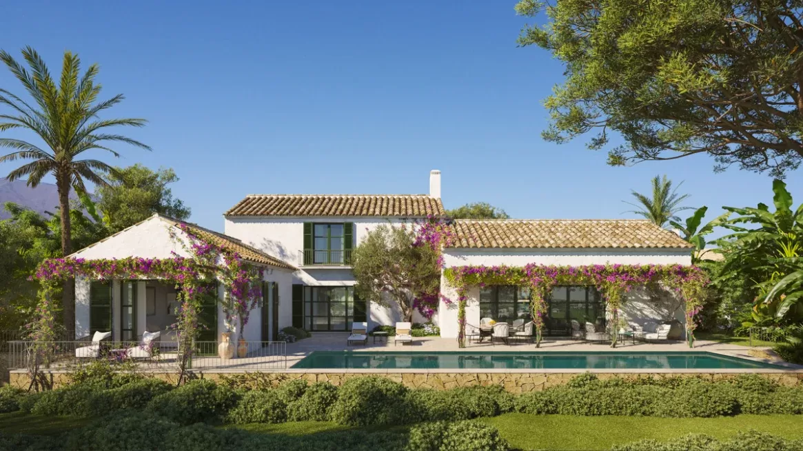 Finca-Style Luxury Villa: Sea Views, Pool & 24hr Security – Ready Q1 2027